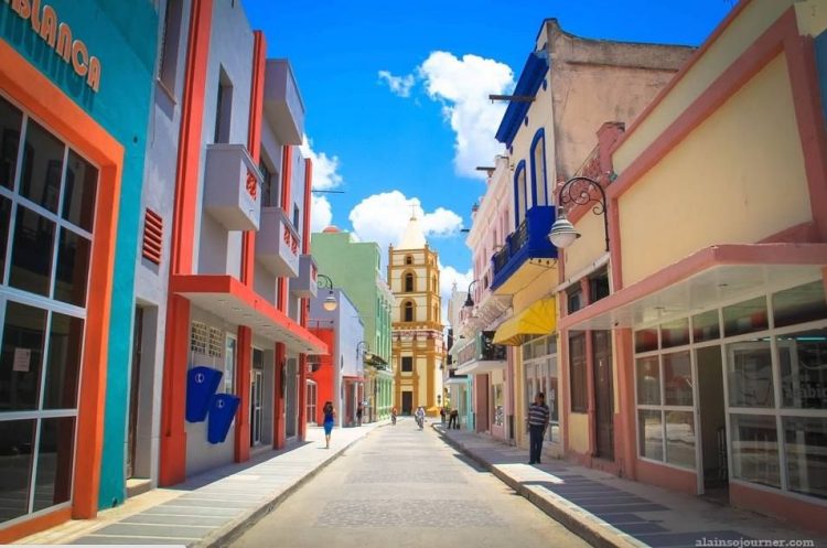 Calle Estrada Palma, en la ciudad de Camagüey. Foto: Pinterest.