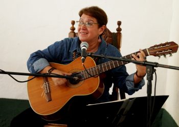 Rita del Prado durante el proyecto Habaneros del Prado en 2019. Foto: cortesía de la artista