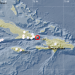 El movimiento telúrico fue perceptible en todos los municipios de la provincia de Guantánamo y en el municipio holguinero de Moa. Imagen ofrecida por el Centro Nacional de Investigaciones Sismológicas.
