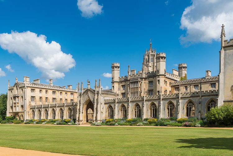 Colegio St John's, Universidad de Cambridge, Reino Unido. Foto: Britanica.