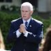 El vicepresidente Mike Pence durante Día Nacional de Oración, Casa Blanca, jueves 7 de mayo de 2020. Foto: Alex Brandon/AP.