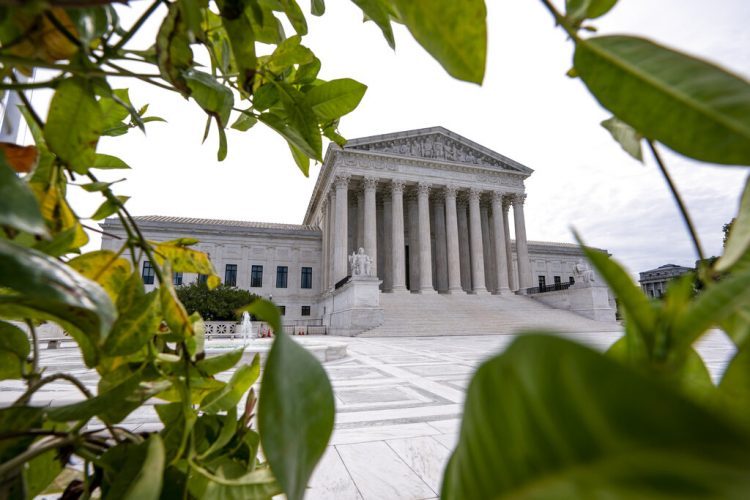 La Corte Suprema de Estados Unidos hoy lunes 15 de junio de 2020. Foto: J. Scott Applewhite/AP.