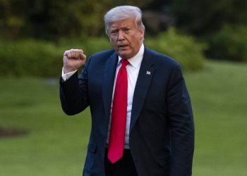 El presidente Donald Trump en la Casa Blanca en Washington, el 25 de junio del 2020. Foto: AP/Alex Brandon.