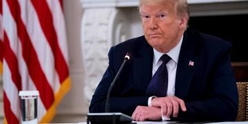 El presidente estadounidense Donald Trump durante una reunión en la Casa Blanca el 8 de junio de 2020. Foto: Doug Mills / EFE / POOL.