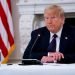 El presidente estadounidense Donald Trump durante una reunión en la Casa Blanca el 8 de junio de 2020. Foto: Doug Mills / EFE / POOL.