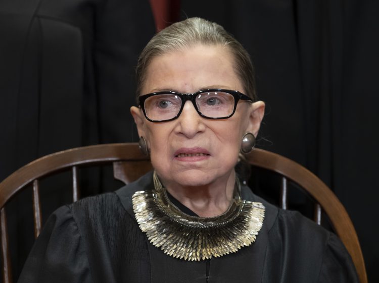 La jueza Ruth Bader Ginsburg. Foto: J. Scott Applewhite/AP.