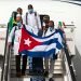 Llegada de los colaboradores cubanos de la salud procedentes de Turín, Italia. Foto: Abel Padrón Padilla/Cubadebate.