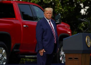 El presidente Donald Trump en un evento en la Casa Blanca en Washington el 16 de julio del 2020. Foto: AP/Evan Vucci.