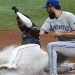 Randy Arozarena anotó una carrera en la primera victoria de Tampa esta postemporada. Foto: Jonathan Dyer-USA TODAY Sports