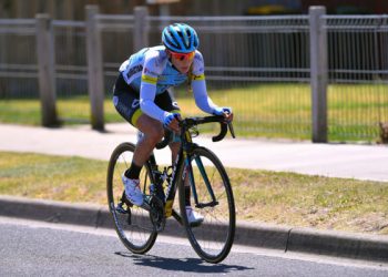 La ciclista cubana Arlenis Sierra, capitana del Astana Women’s Team. Foto: Astana Women’s Team.