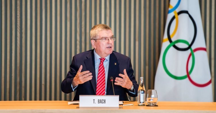 El presidente del Comité Olimpico Internacional (COI), el alemán Thomas Bach. Foto: Tokyo 2020.org.