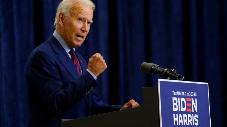 Joe Biden habla en Wilmington, Delaware, el viernes 4 de septiembre de 2020. Foto: AP / Archivo.