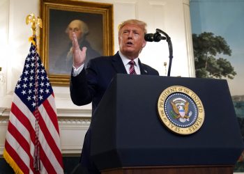 El presidente Donald Trump habla en la Casa Blanca, el miércoles 9 de septiembre de 2020, en Washington. Foto: Evan Vucci/AP.