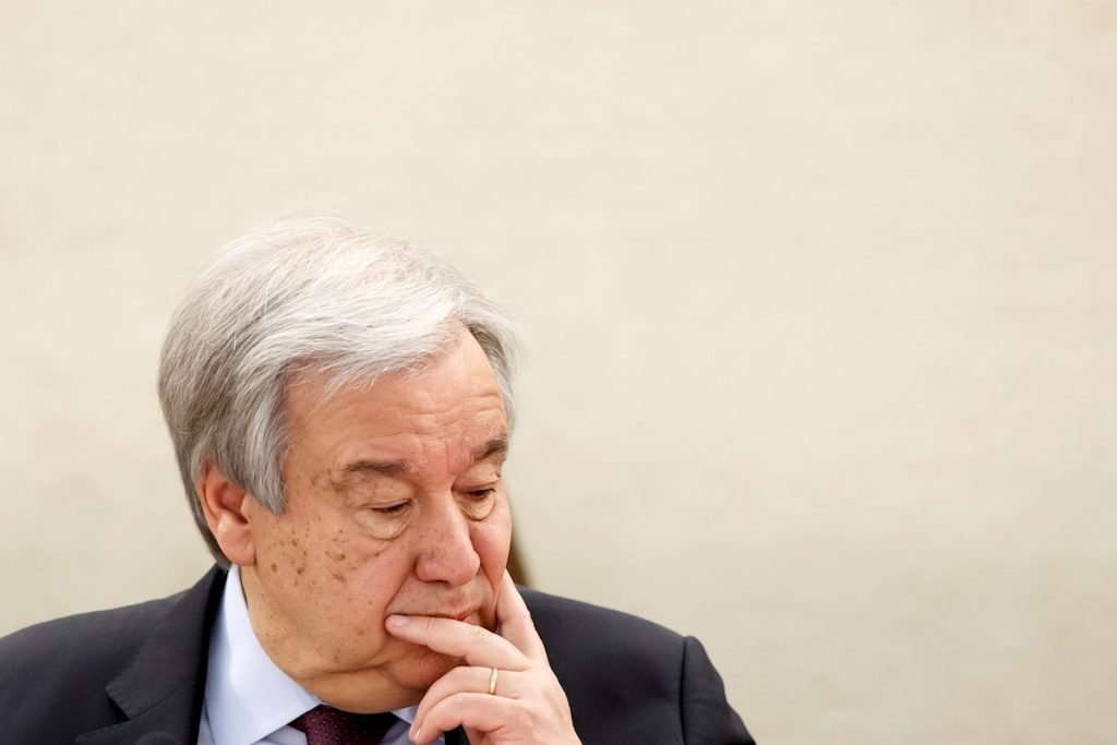 El secretario general de Naciones Unidas, António Guterres. Foto: EFE/EPA/Salvatore Di Nolfi.