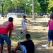 Niños juegan pelota usando nasobucos en el Parque de la Fraternidad, en La Habana, tras la flexibilización de las restricciones por la COVID-19 en la ciudad. Foto: Otmaro Rodríguez/Archivo.