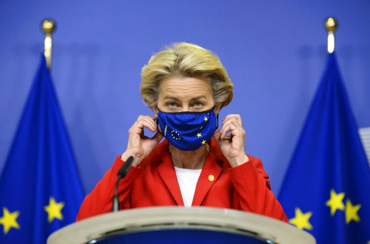 La presidenta de la Comisión Europea, Ursula von der Leyen. Foto: Johanna Geron/AP/Archivo.