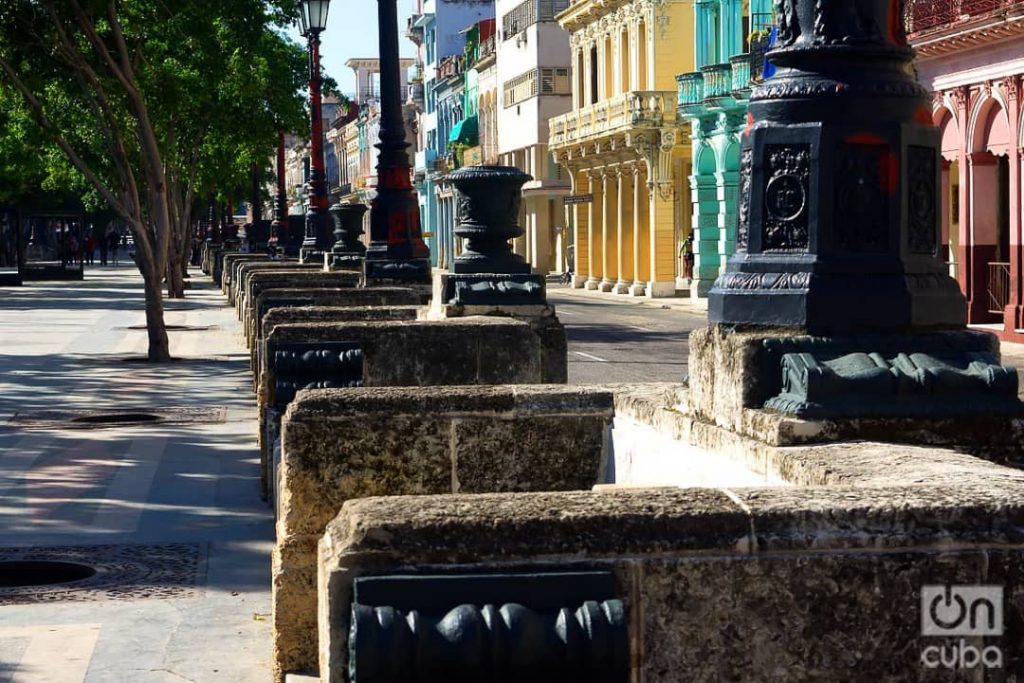 Paseo del Prado de La Habana. Foto: Otmaro Rodríguez.