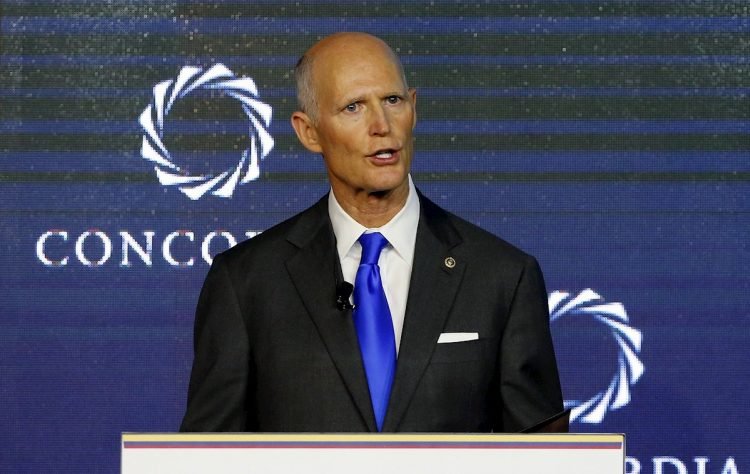 El senador estadounidense Rick Scott, exgobernador de la Florida y aliado del presidente Donald Trump. Foto: Leonardo Muñoz / EFE / Archivo.