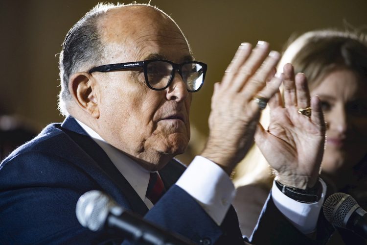 Imagen de archivo de Rudy Giuliani, abogado del presidente de EE.UU., Donald Trump. Foto: Jim Lo Scalzo EFE / Archivo.