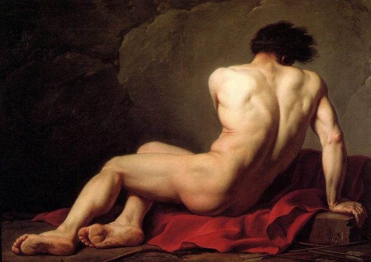 'Patroclo' (1780), óleo de Jacques-Louis David