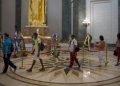 Honras fúnebres del Historiador de La Habana, Eusebio Leal, en el Capitolio Nacional, el 17 de diciembre de 2020. Foto: Otmaro Rodríguez.