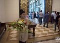 Honras fúnebres del Historiador de La Habana, Eusebio Leal, en el Capitolio Nacional, el 17 de diciembre de 2020. Foto: Otmaro Rodríguez.