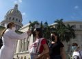 Honras fúnebres del Historiador de La Habana, Eusebio Leal, en el Capitolio Nacional, el 17 de diciembre de 2020. Foto: Otmaro Rodríguez.