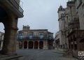 Plaza de la Catedral, en el entorno de la Calle Empedrado, en La Habana. Foto: Otmaro Rodríguez.