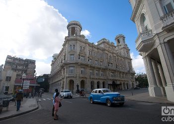 Edificio de arte universal del Museo Nacional de Bellas Artes, en el entorno de la calle Monserrate, en La Habana. Foto: Otmaro Rodríguez.