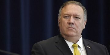 El secretario de Estado, Mike Pompeo, durante una rueda de prensa en agosto. | Foto: Susan Walsh / AP (Archivo)