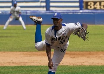 El pitcher cubano Andy Rodríguez. Foto: Cubadebate / Archivo.