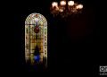 Vitral en el interior del Centro Cultural Dulce María Loynaz, en la casa en que la poetisa vivió hasta su muerte. Foto: Otmaro Rodríguez.