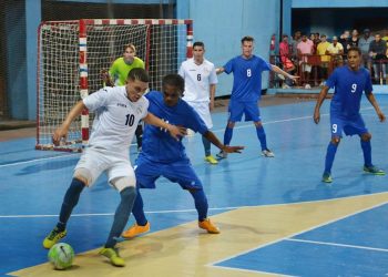 Equipo Cuba de fútbol sala derrota al conjunto de Curazao, en la Sala Polivalente Kid Chocolate, en 2016. Foto: Eddy Martin/ trabajadores.cu/