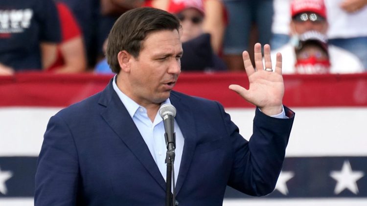 El gobernador de Florida Ron DeSantis. Foto: AP.