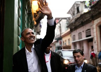 El presidente Barack Obama en una calle habanera. | Foto: Casa Blanca.