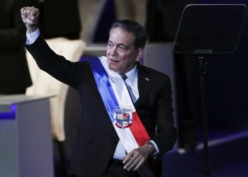 El presidente Laurentino Cortizo. Foto: AP