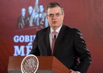 Marcelo Ebrard, el secretario de Relaciones Exteriores mexicano. Foto: Milenio.