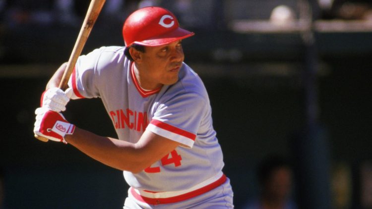 Tany Pérez, leyenda cubana de Cincinnati Reds. Foto: Twitter de Cincinnati Reds.