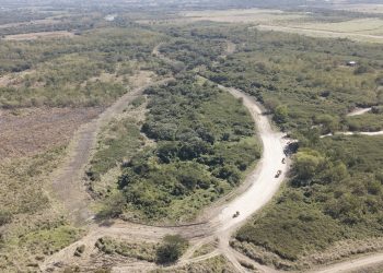 Zaza del Medio, terreno donde quedará emplazada la pieza “Viaje infinito”, del artista Wilfredo Prieto, eje central del proyecto sociocultural de igual nombre. Foto: cortesía de los organizadores del proyecto.