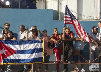 Durante la inauguración oficial de la embajada de Estados Unidos en La Habana, 14 de agosto de 2015. Foto: Alain L. Gutiérrez (archivo)