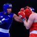 El cubano Jorge Luis Felimón se impuso a su rival polaco en la final del Campeonato Muncial Juvenil de Boxeo. Foto: @AIBA_Boxing/Twitter.