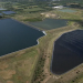 Vista aérea del embalse en peligro, en Florida, EE.UU. Foto: Condado de Manatee.