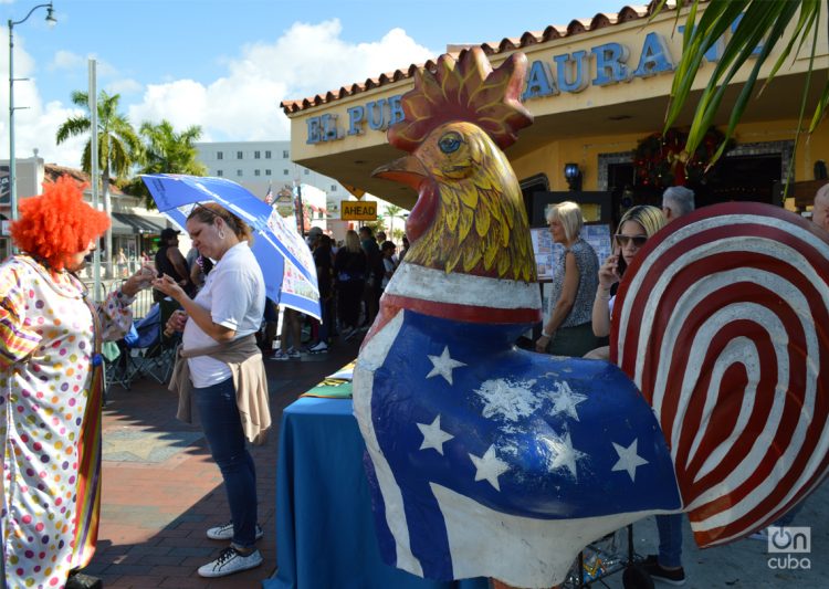 Gallo de la Calle Ocho, Miami. Foto: Marita Pérez Díaz (Archivo).