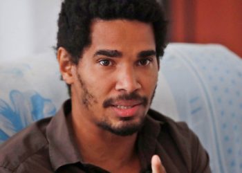 El artista y activista opositor cubano Luis Manuel Otero Alcántara. Foto: Yander Zamora / EFE / Archivo.