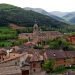 Vistas exteriores del monasterio de Yuso, enclavado en el Valle de San Millán, en la Rioja. Foto: Alejandro Ernesto.