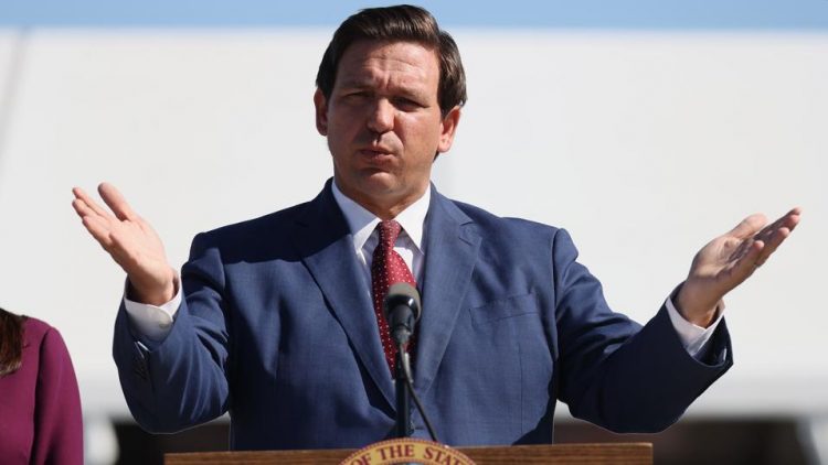 El republicano Ron DeSantis, gobernador de Florida. Foto: CNN.