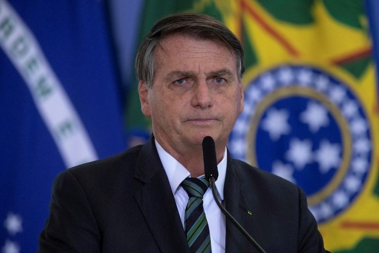 Imagen de archivo del presidente de Brasil, Jair Bolsonaro. Foto: Joédson Alves / EFE / Archivo.