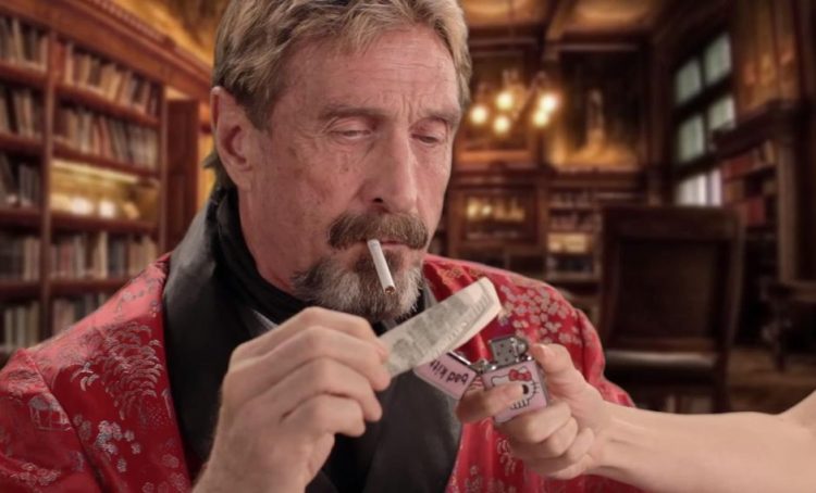 John McAfee. Foto: CENET.