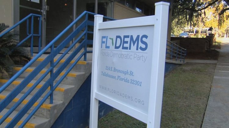 Sede del Partido Demócrata en Florida. Foto: WCTV.