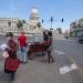 Vendedor de granizado en el Paseo del Prado, al fondo el Capitolio de La Habana. Foto: Otmaro Rodríguez/Archivo.